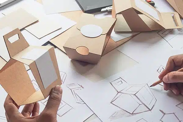 maquettes de packaging